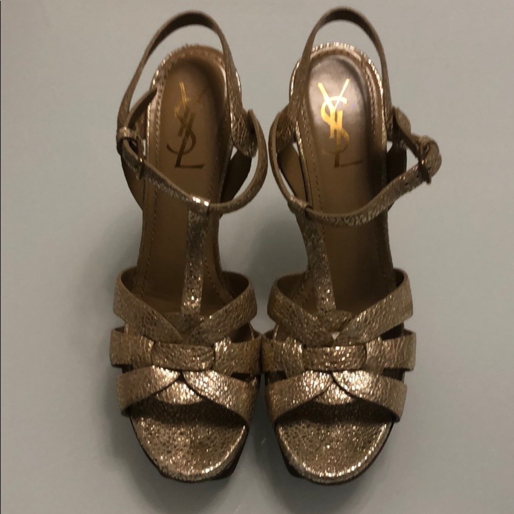 Authentic YSL special edition TRIBUTE sandals!